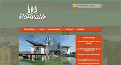 Desktop Screenshot of poroszlo.hu
